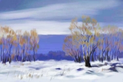 10. Пейзаж (холст, масло)