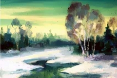 9. Пейзаж (холст, масло)
