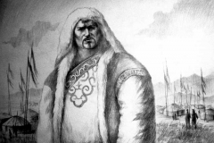 6. Портрет рисунок (бумага, карандаш)
